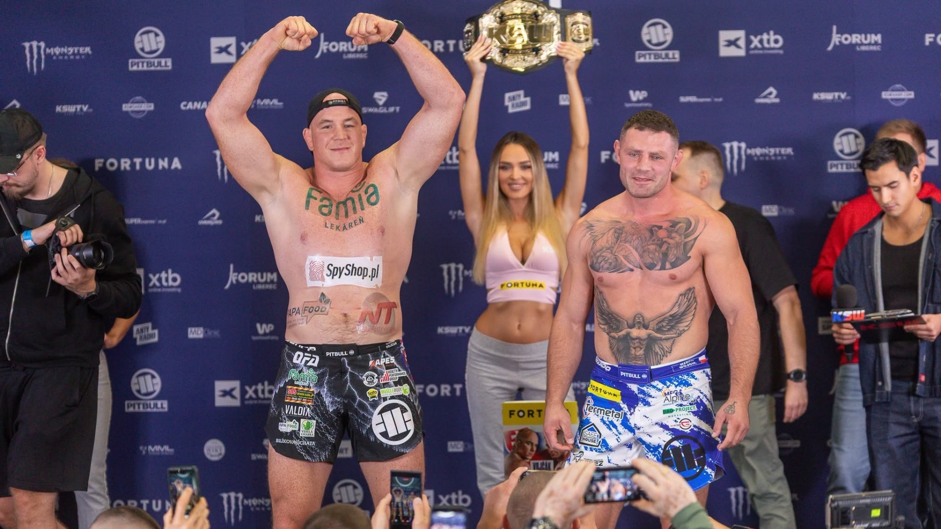 Štefan Vojčák i Marcin Wójcik przed galą KSW 121